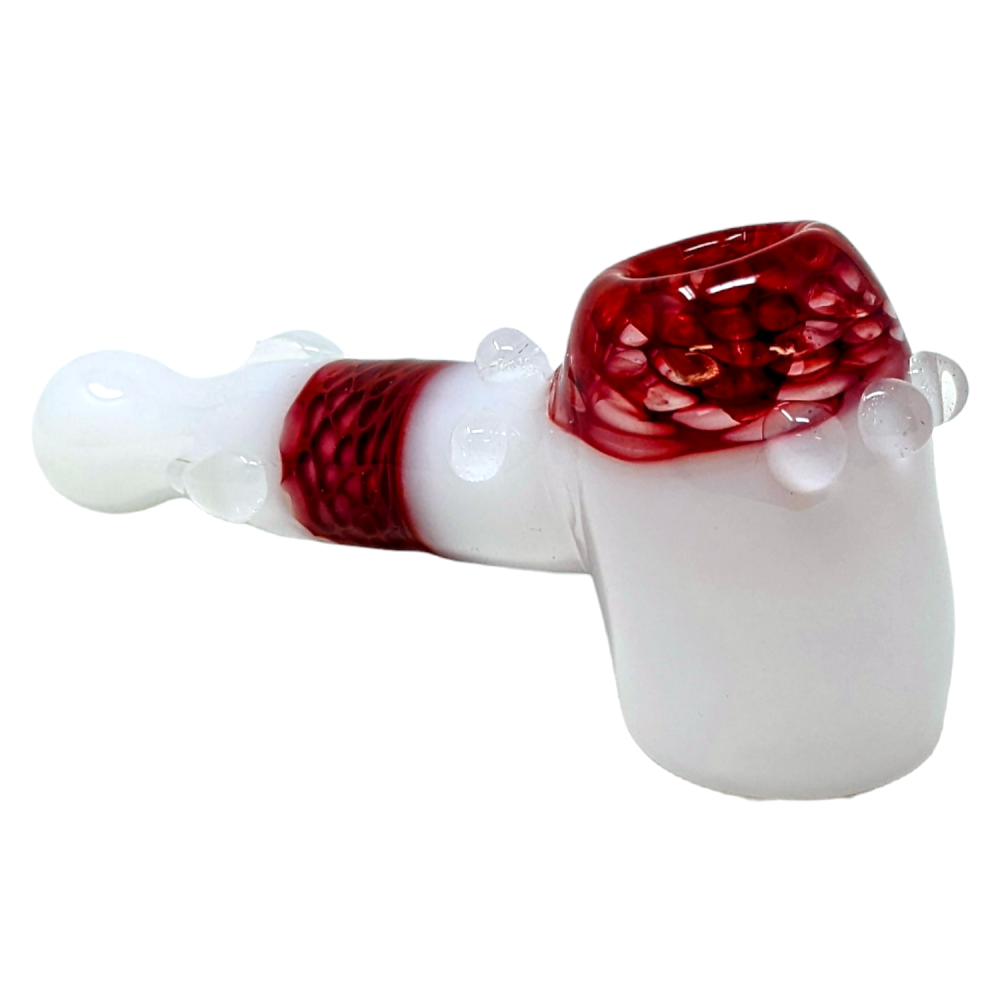 6" Double Hand Pipe Premium Glass Smoking Pipe for Smooth